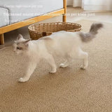 Imitation sisal cat scratching mat can be cut to size, non-slip, pineapple pattern, wear-resistant and scratching mat for cats