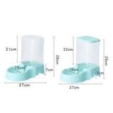 Automatic pet feeder Cat Drinking bowl Cat bowl Large capacity Dog bowl 3.8L combination food storage bucket Pet supplies