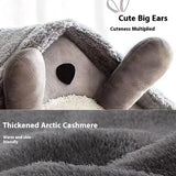 House Style Pet Bed for Small Dogs & Cats - All Season Removable Washable Dog House Winter Warm Teddy Bed Pet Supplies