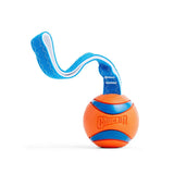 Large Dog Tug Toy with Ball and Pull Strap Interactive Chew Toy for Aggressive Chewers Medium Big Breed Dogs 60 100 lbs Tough Durable Rubber Ball for Tug of War Fetch Outdoor Play Teeth Cleaning
