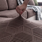 1Piece Universal Peism Jacquard Stretch Sofa Cover Cushion Cover, For Living Room Four Seasons Pet Friendly