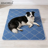 2PCS Washable Reusable Pet Urine Pads Multipurpose Floor Mat for Cats And Dogs Suitable for Dog Cages Garden Picnics All Seasons