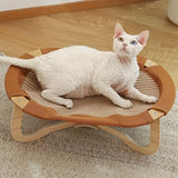 Summer Ice Cooling Pet Bed - Gel-Infused Removable Mat for Cats & Dogs, Breathable Elevated Hammock Design Stays 15°C Cooler