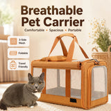 Large Capacity Pet Carrier Tote Bag Breathable Portable Oxford Fabric Shoulder Bag for Cats And Dogs
