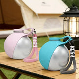 Foldable Travel Water Bowl – 304 Stainless Steel Clip