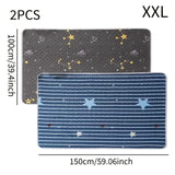 2PCS Washable Reusable Pet Urine Pads Multipurpose Floor Mat for Cats And Dogs Suitable for Dog Cages Garden Picnics All Seasons