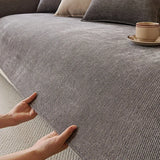 Solid Color Waterproof Chenille Sofa Cushion 2026 New Four Seasons Universal Simple Modern Cushion Non-Slip Sofa Cover