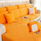 Jacquard plush Sofa Cover Elastic Sofa Cushion Cover for Living Room Furniture Protector For Pets Removable Sofa Seat Cover