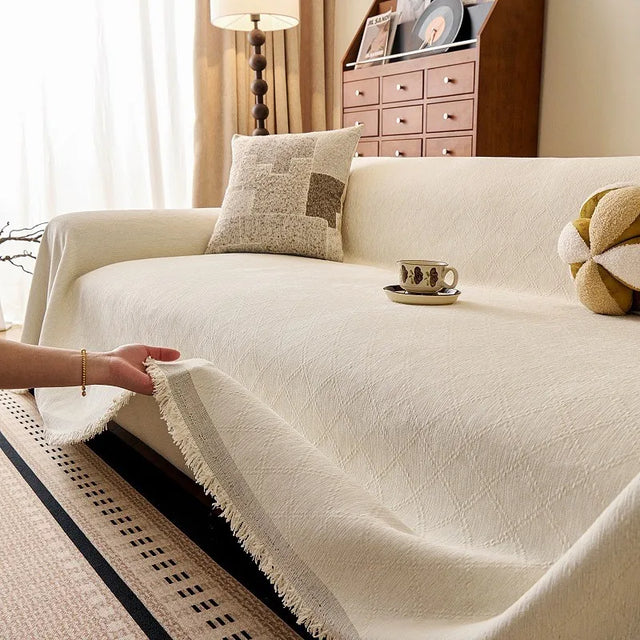 Nordic Chenille Sofa Towel Cover All Season Universal Sofa Throw Blankets Pets Kids Anti-dirty Recliner Armchair Covers
