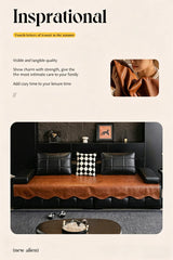 2026 New Waterproof Leather Sofa Cover Non Slip Luxury Seat Cushion Pad Pet Proof All Season for Living Room