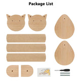 41In Cat Tree With Scratching Posts 2 Perches Platforms Wall Mounted Sisal Scratcher Hammock For Cats Kittens Climb Play Rest