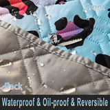 Waterproof Dog Bed Cover Reversible Pad Reusable Camping Mat for /Pet/Dog/Cat Washable Geometric Embroidery Blanket Patchwork P