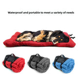 Waterproof Outdoor Dog Bed Foldable Pet Mat Non-Slip Car Seat Pad Portable Travel Blanket for Camping Picnic All Size Dogs