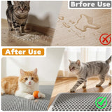Cat Litter Mat Double Layer Pet Non Slip Big Pet Litter Box Filter MatWear Resistant Waterproof Anti-slip Cat Litter Mat