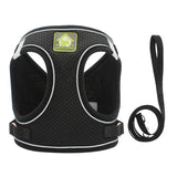 Dog Harness Small Medium Sized Dog Vest Style Leash Reflective Puppy Summer Breathable Harnesses Pet Supplies Dog Collar Corgi