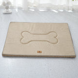Winter Washable Dog Bed Reversible Dog Crate Pad Soft Fluffy Pet Kennel Beds Dog Sleeping Mattress for Large Medium Small Dogs