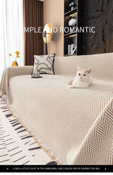 Nordic Chenille Sofa Towel Cover All Season Universal Sofa Throw Blankets Non Slip Pets Kids Anti-dirty Recliner Armchair Covers