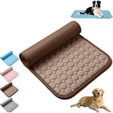 Summer Dogs Pets Cool Down Ice Silk Pad Non-slip Breathable Sofa Pet Sleeping Mat Washable Scratch-resistant Cat Dog Mattress
