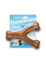 Durable Wishbone Dog Chew Toy For Aggressive Chewers Large Brown