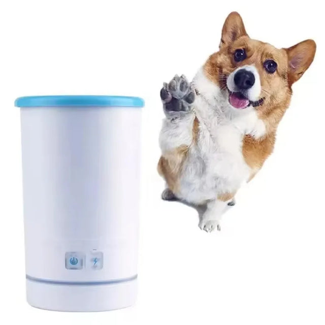 Automatic Dog Paw Cleaner – USB Rechargeable Silicone Wash Cup