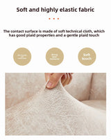 Waterproof Faux Leather Sofa Slipcove Elastic Anti Cat Scratch Sofa Covers for Living Room 1/2/3/4seater Couch Cover Home Decor