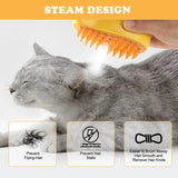 Pet Steam Brush Cat Dog Cleaning Steamy Spray Massage Beauty Comb 3 in 1 Hair Removal Grooming Supplies Pets Accessories