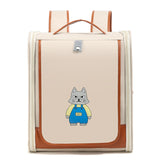 Multi-Functional Fashionable Pet Backpack Carrier: Spacious, Breathable & Portable for Cats and Dogs