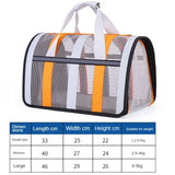 Breathable cat outing bag Pet dog Summer cross outdoor travel portable collapsible small and medium dog cage mesh