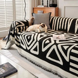 1pcs Chenille Sofa Cover Durable Anti Cat Scratch All-in-One Universal Blanket Cushion Dust-Proof All Seasons Home Decoration