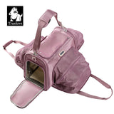 Truelove Nylon Oxford Large Space Comfortable Travel Foldable Hook Pet Carrier Bag Portable Puppy Cat Carrier Backpack TLX4971