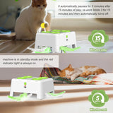 Whack A Mole Automatic Pop-Up Rechargeable Feather Toy for Cats Dogs Interactive Playing Kitten Training Pet Supplies