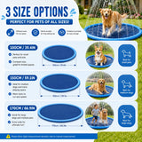 Dog Swimming Pool Pet Inflatable Spray Mat Dog Cooling Pad Outdoor Dog Interactive Fountain Toy Pet Sprinkler Pad Beach Cushion