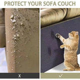 Anti Cat Scratch Mat Self-Adhesive Trimmable Carpet Pad Indoor Couch Sofa Corner Home Furniture Pet Scratcher Wall Protector Pad