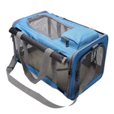 1pc Large Cat Bags Portable Dog Carrier Bag Mesh Breathable Folding Handbag Airline Approved Travel Pet Bag Kitten Transport Bag
