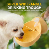 1/2PC 550ml Tall Version Portable Dog Cat Water Bottle Leak-Proof Outdoor Pet Travel Drinking Water Feeder with Lanyard