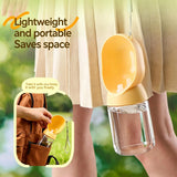 1/2PC 550ml Tall Version Portable Dog Cat Water Bottle Leak-Proof Outdoor Pet Travel Drinking Water Feeder with Lanyard
