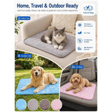 Summer Dogs Pets Cool Down Ice Silk Pad Non-slip Breathable Sofa Pet Sleeping Mat Washable Scratch-resistant Cat Dog Mattress