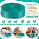 Heated Pet Bowl 3.7L – Thermostatic Anti-Freeze Water & Food Dish