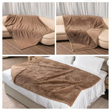 Winter Waterproof Calming Pet Blankets for Dogs Waterproof Long Faux Fur Fluffy Blanket for Doggie Cats Sherpa Fleece Warm Couc