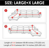 Stretch Velvet Sofa Slipcover, Cushion Couch Cover with Skirt, Pet Friendly Durable Washable Stretchable, Easy Fit protector