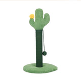 Woven Rope Cat Scratcher Board Desert Cactus Tree Sisal Cat Scratching Column Vertical Cat Claw Board Does Not Shed Crumbs