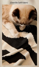 1pcs Chenille Sofa Cover Durable Anti Cat Scratch All-in-One Universal Blanket Cushion Dust-Proof All Seasons Home Decoration