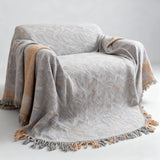 All-Season Versatile Simple Stylish Light Luxury Chenille Sofa Cover Throw, Non-Slip Cat Scratch Resistant Couch Slipcover