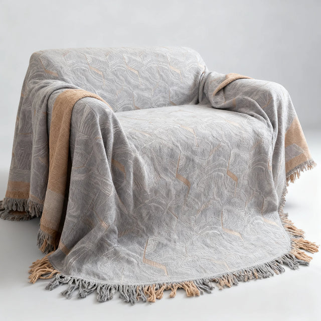 All-Season Versatile Simple Stylish Light Luxury Chenille Sofa Cover Throw, Non-Slip Cat Scratch Resistant Couch Slipcover