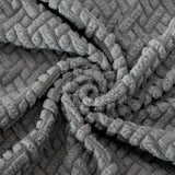 2 Pieces/Set Geometric Twill Jacquard Stretch Fleece Armrest Covers for Sofa (Set) - Cozy & Stylish