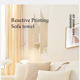 Solid Color Embroidery Sofa Cover Fashion Four Season Universal Sectional Sofa Towel Anti-slip Couch Covers for Living Room