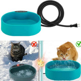 Heated Pet Bowl 3.7L – Thermostatic Anti-Freeze Water & Food Dish