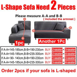 1/2/3/4 Seater Elastic Sofa Cover, Stretch Full Wrap Sofa Protector, Pet Anti-Scratch & Dust Proof, Removable Washable Slipcover