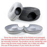 Interactive Round Small Cat Tunnel Nest Felt Kittens Bed House Scratcher Cat Donut Sleeping Pet Toy for Cats