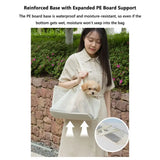 Portable Mesh Pet Carrier Bag Breathable Summer Use Dog Travel Bag Comfortable Shoulder Crossbody Foldable Pet Tote